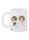 Anime Printed Coffee Mug White/Green/Beige