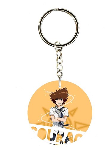 The Anime Digimon Double Side Printed Keychain