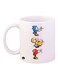 Sonic Video Game Printed Mug White/Yellow/Blue Standard Size