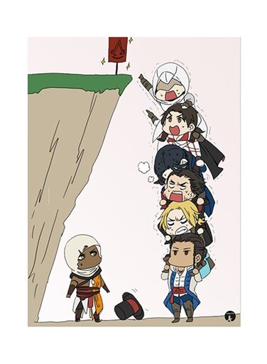 Video Game Assassin's Creed Metal Plate Poster Multicolour 15 x 20cm