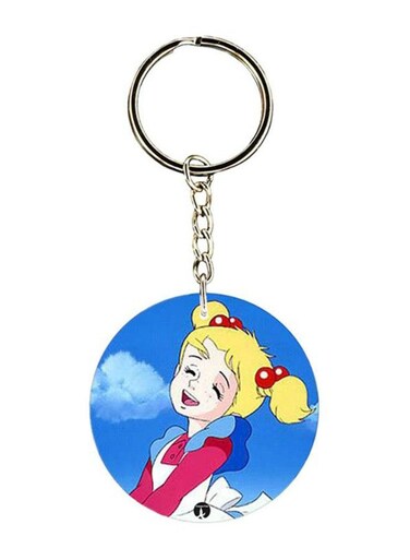 Anime Sandy Bell Printed Keychain Multicolour