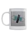 Medicine Mask Printed Mug White/Grey/Blue