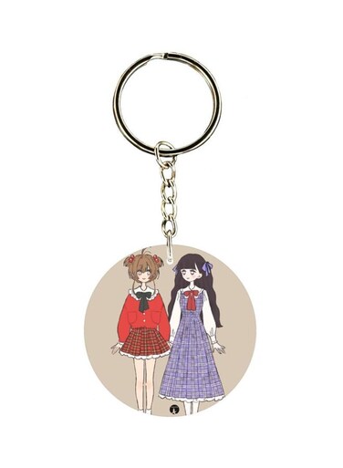 Girl Printed Keychain
