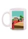 Spirited Away Printed Coffee Mug White/Blue/Red 11ounce
