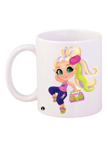 Anime Printed Coffee Mug White/Green/Blue