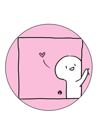 Figure Printed Fridge Magnet Multicolour