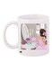Cartoon Girl Printed Coffee Mug White/Pink/Grey 11ounce
