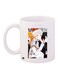 Anime Printed Coffee Mug White/Black/Red 11ounce
