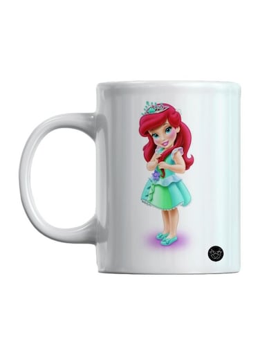 Disney Princess Printed Mug White/Pink/Green