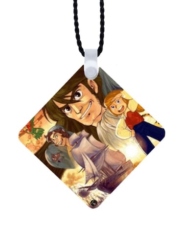 Jazirat Alkanz Printed Car Mirror Pendant