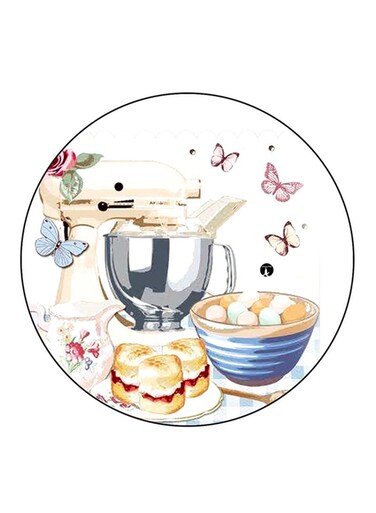 Food Printed Fridge Magnet Multicolour