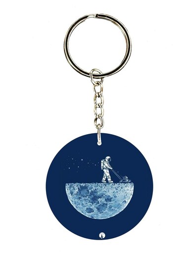 Double Side Space Printed Keychain
