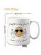 Ceramic Mug with Humorous Arabic "No Time for Sadness" Design coffee mug in Black colour