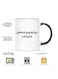 1pc Humorous Arabic Motivational Ceramic Mug, 11oz Dishwasher Safe Coffee Cup, Unique "Sometimes Try, Sometimes Cry" Themed Gift for Friends/Family, Ideal for Home, Catering, Food Trucks, Restaurants