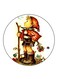 Boy Printed Fridge Magnet Multicolour