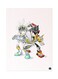 Video Game Sonic Metal Plate Poster White 15 x 20cm