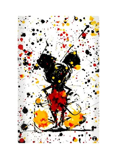 Printed Fridge Magnet Multicolour 8.5x0.4x5.5cm