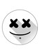 Marshmello Printed Fridge Magnet Multicolour