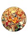 Anime Naruto Printed Fridge Magnet Multicolour