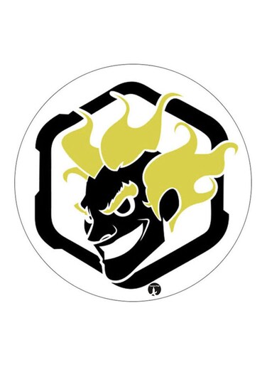 Video Game Overwatch Printed Fridge Magnet Multicolour