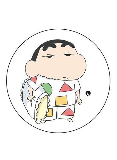 The Anime Shin Chan Printed Fridge Magnet Multicolour