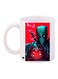 Cartoon Printed Coffee Mug White/Red/Blue 11ounce