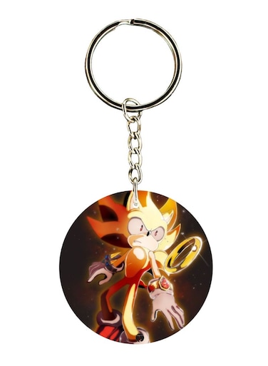 Double Sided Sonic Printed Keychain
