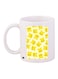 Cartoon Printed Coffee Mug White/Yellow/Black