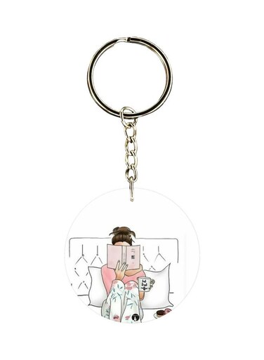Single Sided Character Printed Keychain