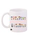 The Anime Digimon Mug White/Yellow/Black