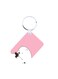 We Bare Bear Printed Keychain Pink/White/Black