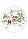 Cartoon Printed Fridge Magnet White/Green/Red 5.5cm