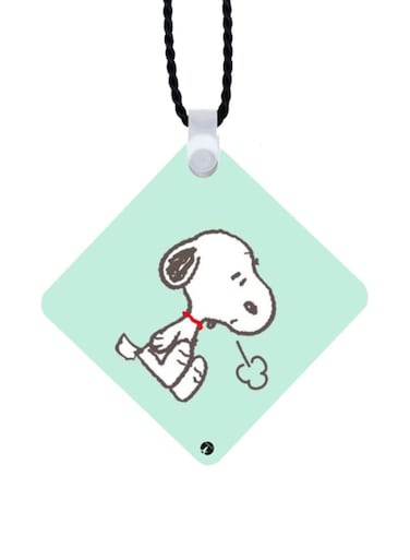 Snoopy Printed Car Mirror Pendant