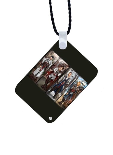 Assassin's Creed Printed Car Mirror Pendant