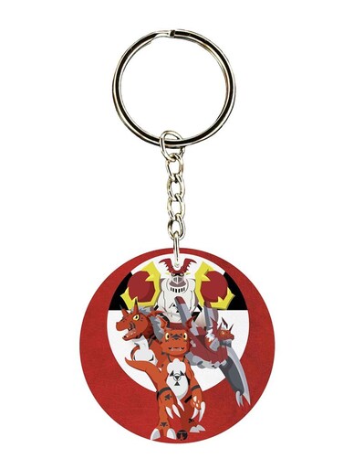 The Anime Digimon Printed Keychain