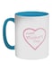 Happy Mother's Day Printed Coffee Mug Blue/White/Pink 11ounce