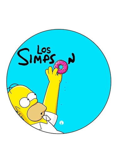 Simpsons Printed Fridge Magnet Multicolour