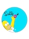 Simpsons Printed Fridge Magnet Multicolour
