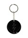 Double Side Heart Printed Keychain