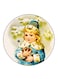 Girl Printed Fridge Magnet Multicolour