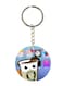 Coffee Double Side Printed Keychain