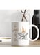 Coffee Mug with Islamic Art Design - Arabic Calligraphy &amp; Prayer Beads,
