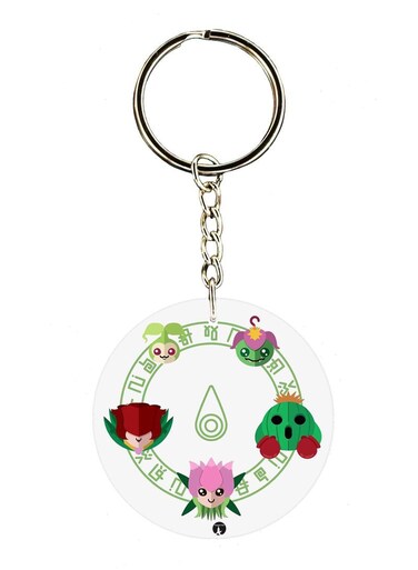 The Anime Digimon Printed Keychain
