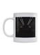 Mustang Printed Mug White/Black/Red