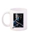 Mortal Kombat Printed Coffee Mug White/Black/Blue