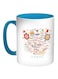 Happy Mother's Day Printed Coffee Mug White/Blue/Red