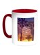 Summer Vacation Printed Coffee Mug Red/White/Yellow