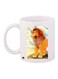 The Lion King Printed Coffee Mug White/Yellow/Brown 11ounce