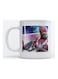 Mug Red Guardian for Coffee and Tea White