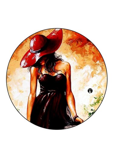 Woman Printed Fridge Magnet Multicolour